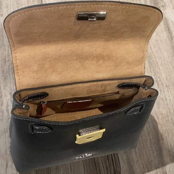 Coach Black Leather Handbag - Picture 3 of 6